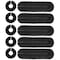 Nahanco Clothing Size Dividers for Clothing Racks, Round - Black/Blank Kit of 100, 100PK CBLKBLANK100 - alternate 3