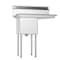 Koolmore 1 Compartment Stainless Steel NSF Commercial Kitchen Prep & Utility Sink with Drainboard SA151512-15R3 - alternate 6
