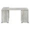 Homeroots 60" Gray L Shape Computer Desk With Three Drawers 333522 - alternate 1