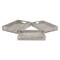 Homeroots 19in Gray Rectangular Wood Handmade Tray With Handles 483317 - alternate 1