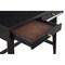 Homeroots 36" Black Solid Wood Writing Desk With Two Drawers 524096 - alternate 2