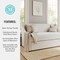 Martha Stewart Simone Twin Upholstered Platform Daybed with Pull Out Trundle, Cushioned Headboard, Footboard XH-8549-DBT-WH-MS - alternate 3