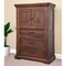 Homeroots 37" Brown Solid Wood Three Drawer Chest 524609 - alternate 3