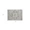 Homeroots 2' X 3' Ivory and Dark Brown Oriental Washable Non Skid Indoor Outdoor Area Rug 563763 - alternate 3