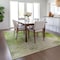 Homeroots 3' X 5' Artichoke Green And Lime Green Abstract Washable Indoor Outdoor Area Rug 577697 - alternate 5