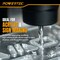 Powertec CNC Single Flute Solid Carbide End Mill, 4mm Cut Dia., 12mm L, 4mm Shank, Up-Cut Router Bits, 4PK 73072 - alternate 4