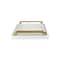 Homeroots Set of Two Silver Wood Geometric Serving Trays With Handles 518595 - alternate 3