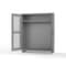 Strong Hold 14 GA Industrial Ventilated (Hex) Uniform Cabinet with Hanger Rod 56-H-WR-241-L - alternate 2