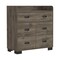 Homeroots 34" Dark Brown Five Drawer Dresser 544015 - alternate 5