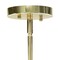 Homeroots Gold Cylinder Iron Ceiling Light With Clear Shades 651630 - alternate 2
