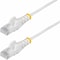 Startech.Com 6FT WHITE SLIM CAT6 ETHERNET CABLE, SNAGLESS, 100W POE, UTP, LSZH, 28AWG BARE CO N6PAT6WHS - alternate 1