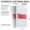 Signmission Tobacco, Plastic Signs Only 24 Inch x 36 Inch, Corrugated Plastic, 2PK CSB-2436-2PACK-Tobacco - alternate 2