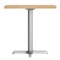 Flash Furniture Bennett 24 in x 30 in Solid Wood Indoor Tabletop in Natural with 22 in x 22 in Dining Height GSF-REC2430-NAT-T2222S-GG - alternate 5