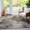 Homeroots 5' X 8' Taupe Beige And Brown Abstract Washable Indoor Outdoor Area Rug 577632 - alternate 3