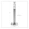 Purell MESSENGER ES6 Floor Stand with Dispenser, 1,200 mL, 13.16 x 16.63 x 51.57, Silver/White 7306-DS-SLV - alternate 2