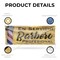 Signmission En servicio barbero profesional, 24 Inch x 72 Inch, Vinyl Banner B-72-30560 - alternate 3
