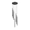Z-Lite Forest 7 Light Chandelier, Matte Black, 18 In W x 23.75 In H 919MP24-7R-MB-LED - alternate 4