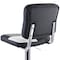 Elama 2 Piece Adjustable Faux Leather Bar Stool in Black and White with Chrome Base ELM-743-BLK-WHT - alternate 4