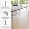 Flash Furniture Wren 72 in x 30 in Adjustable Height Activity Table, Thermal Laminate Top, Standard Legs, Light Gray XU-A3072-REC-LTGRY-T-A-GG - alternate 3