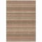 Homeroots 5' X 8' Orange And Copper Striped Washable Indoor Outdoor Area Rug 610607 - alternate 2
