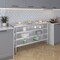 Amgood 18in D x 60in L Stainless Steel Table, Three Undershelves AMG WT-1860-3SH-Z - alternate 3
