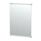 Gatco Fixed Mount 30" Frameless Rectangle Décor Mirror, Chrome 1521 - alternate 1