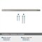 Amerock Bronx 10-1/16 in 256 mm Center-to-Center Polished Nickel Cabinet Pull BP36560PN - alternate 2