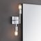 Jonathan Y Turing 18.7" 2-Light Metal LED Wall Sconce, Chrome JYL7456A - alternate 5