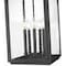 Z-Lite Hartwell 5-Light Outdoor Chain Mount Ceiling Fixture, 12 in W, Sand Black 5019CHXL-BK - alternate 5