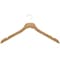 Nahanco 17in Natural Wooden SlimLine Shirt/Dress Hanger, 50PK SL7001750 - alternate 1