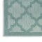 Homeroots 6' X 9' Aqua Geometric Flatweave Area Rug 522133 - alternate 4