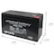 Upg 12V 7Ah F1 Sealed Lead Acid AGM Battery by UPG UB1270 - alternate 3