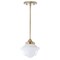 Jonathan Y Kurtz 7.2" Adjustable Drop Metal/Glass LED Pendant, Brass Gold JYL3516A - alternate 3