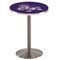 Holland Bar Stool Co 42" Stainless Steel James Madison Pub Table, 36" dia. Top L214S4236JmsMad - alternate 1