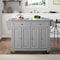 Crosley Full Size Granite Top Kitchen Cart KF30003EGY - alternate 2