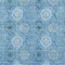 Homeroots 10' X 14' Denim Blue Sky Blue And Ivory Floral Medallion Washable Indoor Outdoor Area Rug 614586 - alternate 3