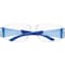 Ironwear Polycarbonate UV Safety Glasses with Comfort Grip Temple Tips, Clear, Blue 3575-C-BL - alternate 2