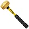Abc Hammers 4 lb Brass Hammer, 12 in L Fiberglass Handle ABC4BFB - alternate 2