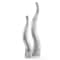 Homeroots Set of Two Silver Aluminum Squiggly Vases, 2PK 354815 - alternate 4