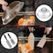 Home-Complete Griddle Accessories 28PC Grill Set w/ Stainless Steel Spatulas, Tongs, Cleaner, Dome & Carry Bag KIT-OUT2 - alternate 3