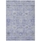 Homeroots 3' X 5' Blue And Gray Damask Washable Indoor Outdoor Area Rug 604186 - alternate 4