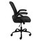 Elama Mid Back Adjustable Mesh and Fabric Office Chair in Black ELM-F-021 - alternate 3