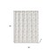 Homeroots 72" Linen Polyester Shower Curtain 399743 - alternate 2