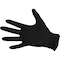 Workhorse Disposable Gloves, 650 Series, Nitrile, 5 mil, Powder-Free, Black, S, 100 PK 650BLACKS - alternate 1