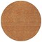 Homeroots 8' Brown Gray And Gold Round Polka Dot Washable Indoor Outdoor Area Rug 599072 - alternate 3