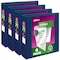 Avery Binder, Durable View, 3 Ring, Dark Blue, PK4 17046 - alternate 1