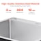 Vevor 25" Kitchen Sink Top Mount Single Bowl Drop-In Basin Stainless Steel Bar T252209RS0 - alternate 3