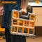 Powertec Small Parts Tool Box 2PK - 20 Compartments, IP65 Water, Stackable & Interlocking, Removable, 2PK 72366-P2 - alternate 4