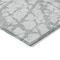 Homeroots 5' X 8' Silver And Gray Abstract Washable Indoor Outdoor Area Rug 614384 - alternate 2