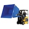 Vestil Steel Heavy Duty Self Dumping Hopper 2 1/2 Cubic Yard 6000 Lb. Capacity Blue D-250-HD - alternate 3